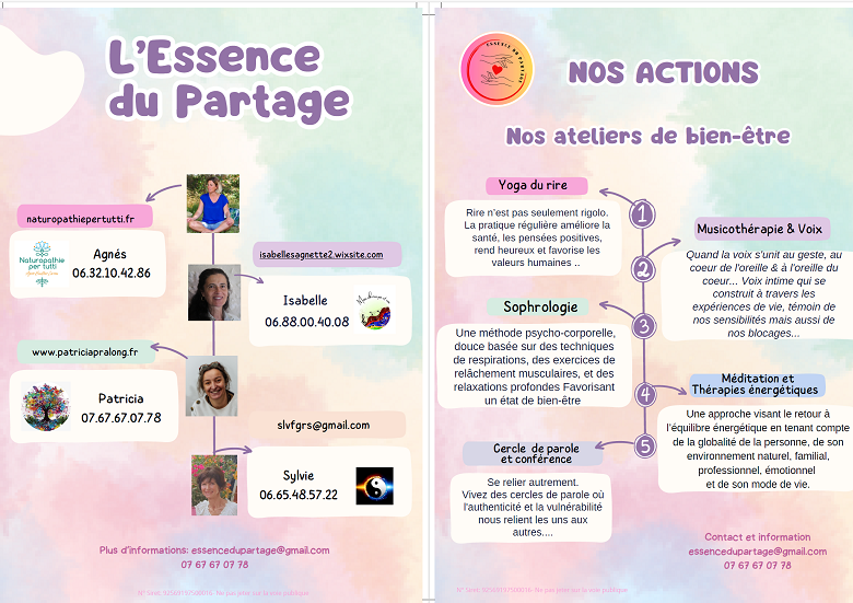 ESSENCE DU PARTAGE